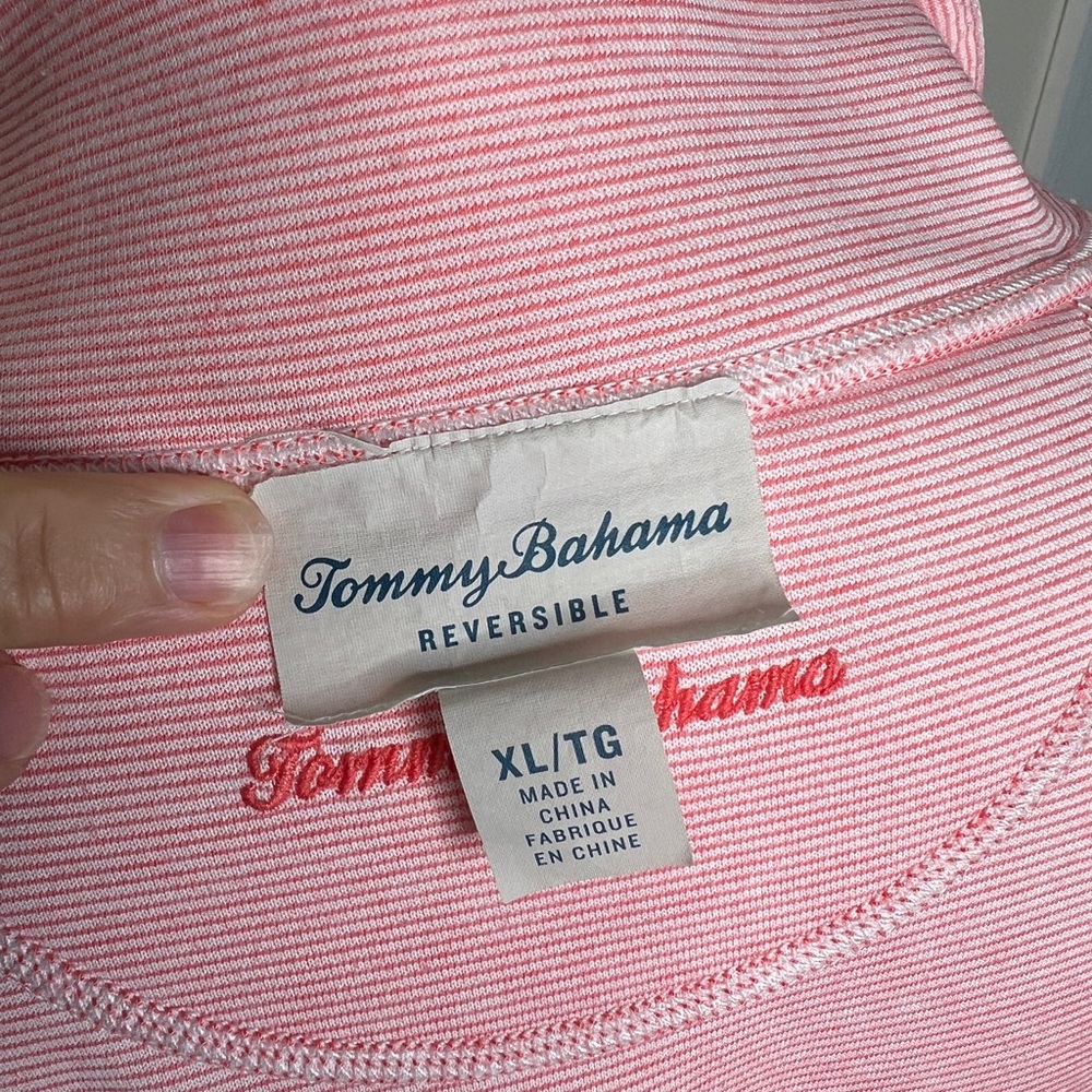 Tommy Bahama Jacket Reversible Full Zip Pockets Casual Comfort Sporty Colorful - Picture 9 of 17
